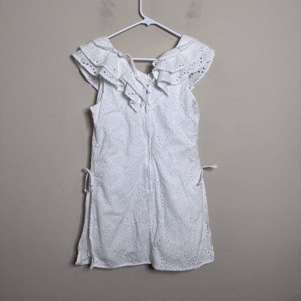 Lilly Pulitzer Emiline Circle Bloom Eyelet Romper - Picture 10 of 13